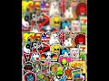 50pcs Waterproof Vinyl Stickers for Water Bottles, Laptops, Skateboard, Luggage