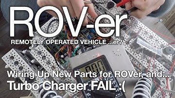 D77: ROVer Robot: Turbo Charger FAIL... not enough power captain! Though we Mount new IR Sensors!