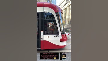 Friendly TTC Streetcar Operator Makes My Day Better. You Are Awesome Buddy! #ttc #toronto