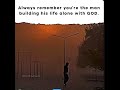 Always remember you are the man building his life alone with GOD! #discipline #motivation #fyp