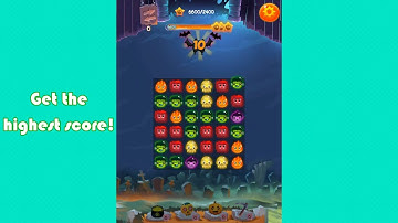 Halloween Monsters II Match 3 - Gameplay video