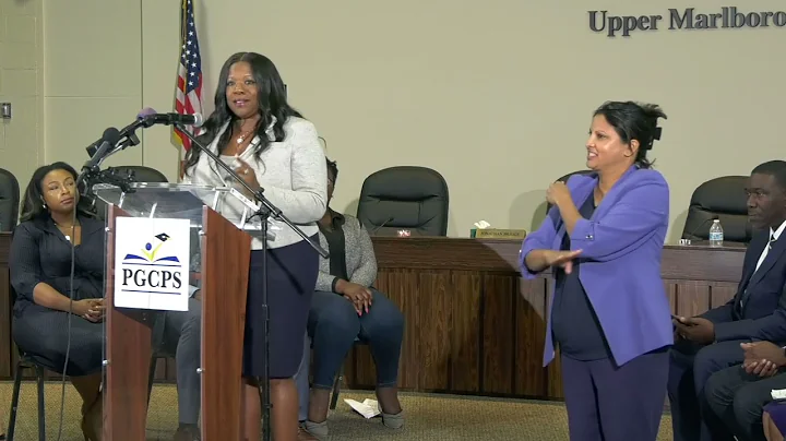 Introduction of Interim PGCPS Superintendent & 100 Day Plan