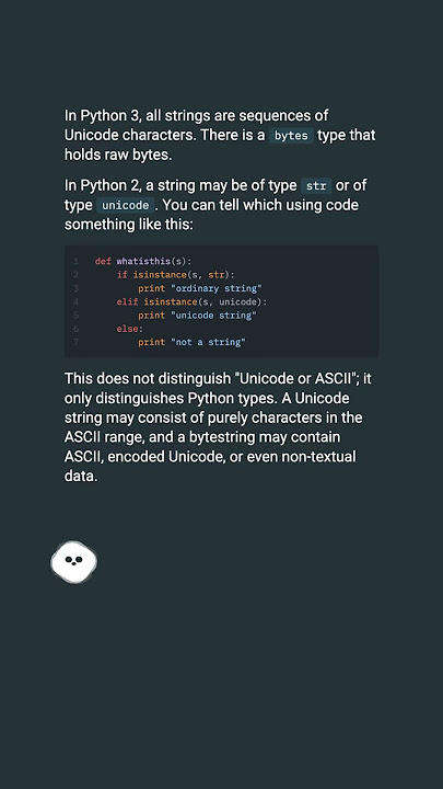 How do I check if a string is unicode or ascii? #shorts
