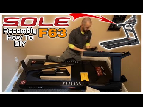 SOLE F63 Treadmill Assembly Step By Step And DEMO | How To Lubricate The Belt DIY | Best Treadmill