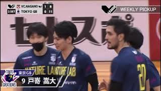 【Vリーグ公式】2022/1/8 WEEKLY PICKUP #東京グレートベアーズ  #戸嵜嵩大 選手