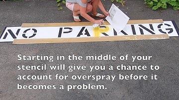Best Practice for Stencils - Avoiding Overspraying!