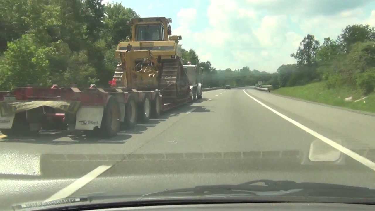 OVERSIZED LOAD ON BACK OF A SEMI TRUCK TRAILER YouTube