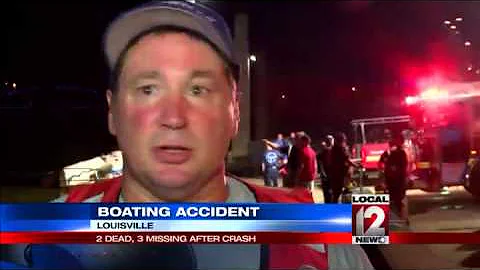 2 people dead, 3 missing after boat capsizes in Ohio River