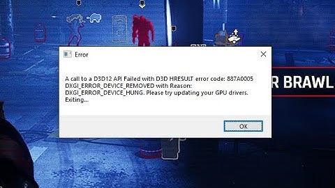 Gotham Knight game crash code 887a0005 dxgi error device hung