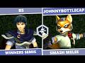 Birdbrained 7 Winners Semis BS Marth Vs JohnnyBottleCap Fox SSBM 