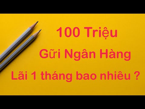 Gữi Ngân Hàng 100 Triệu lãi 1 tháng được bao nhiêu tiền? Hiếu Vlogs | Foci