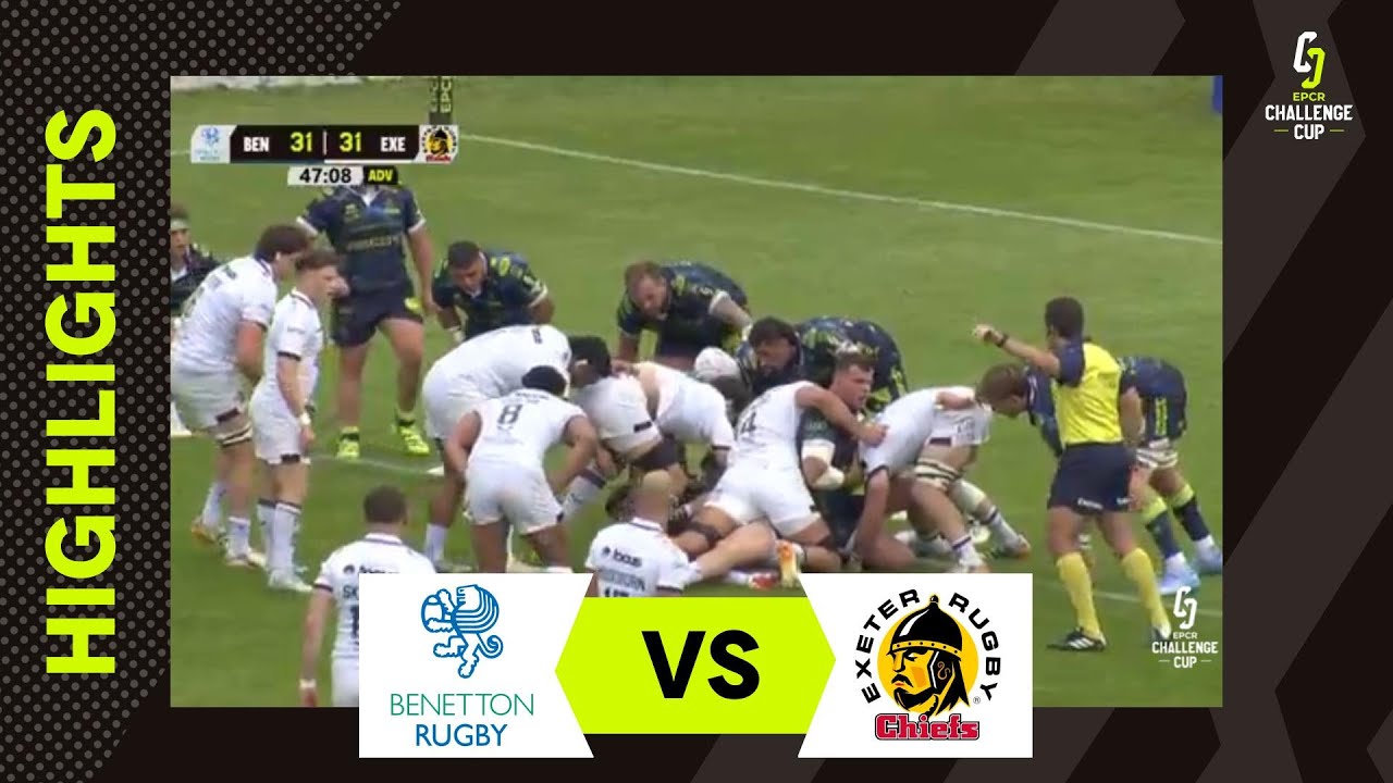 Tries Galore! | Benetton Rugby v Exeter Chiefs| EPCR Challenge Cup Extended Highlights