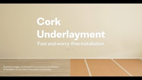 Cork Underlayment - Fast and worry-free installation (EN)