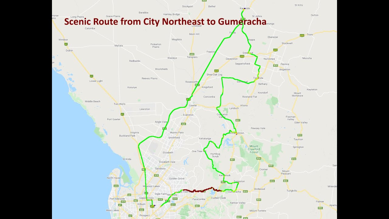 The Scenic Road to Gumeracha, South Australia