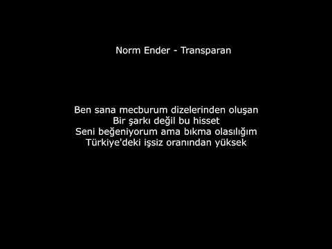 Norm Ender - Transparan Lyrics Rap