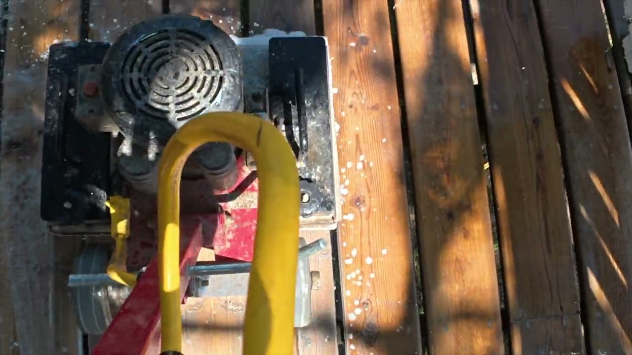 CUSTOMER GAVE UP ON CLEANING THERE DECK AND CALLED US