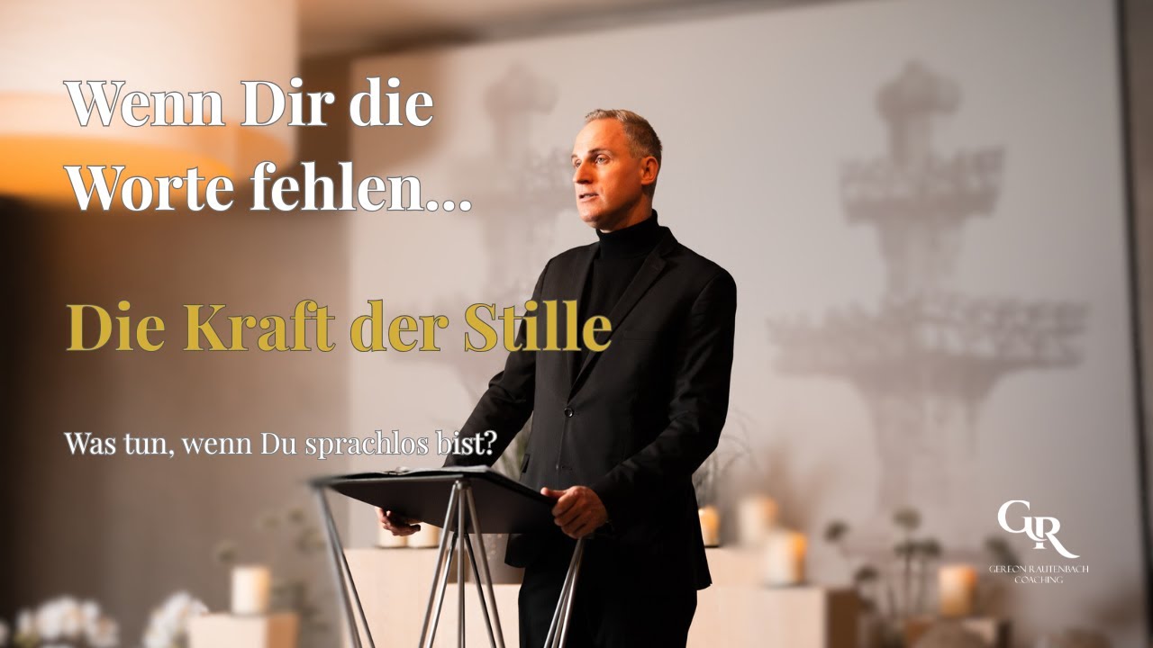 Die versteckte Kraft der Stille: Was tun, wenn dir als Redner die Worte fehlen?