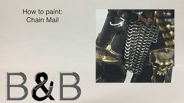 How to Paint Chain Mail