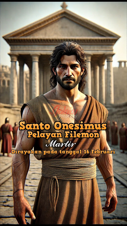 [INDO] 🔥 SANTO ONESIMUS Pelayan Filemon | Martir | Dirayakan pada tanggal 16 Februari ✝️ #shorts