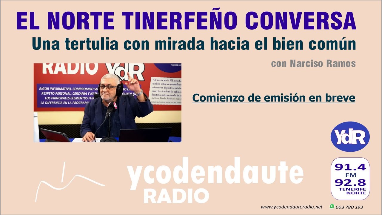 05.09.25 / Tertulia EL NORTE TINERFEÑO CONVERSA... Modera: Narciso Ramos