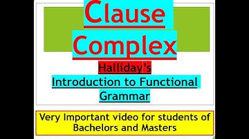 Clause & Clause Complex in Stylistics | Clause Complex in SFL | Linguistics@englishlitlingacademy