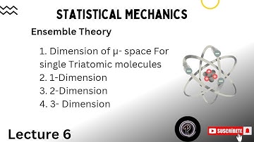 Dimension of μ‑Space for single Linear & Non Linear  triatomic molecules | In 1D,2D,3D