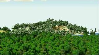 minecraft very far render distance and far away dynamic shadows (2x timelapse).avi