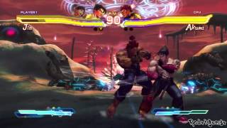Street Fighter X Tekken Arcade Mode (Jin \& Xiaoyu Pt. 2\/2)