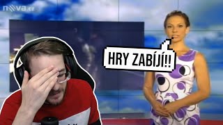 Videohry zničí svět!! | TV Nova vám to vysvětlí :)