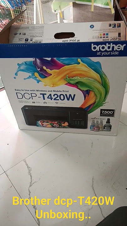 Brother DCP T420W unboxing#brother #inktankprinter#shorts #short