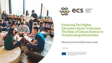 European Citizen Science (ECS) first cluster event