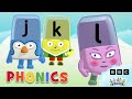 Phonics - Learn to Read | Letters J, K, L | Alphablocks