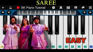 SAREE MV - Dhamaal 4 | EASY Piano Tutorial screenshot 4