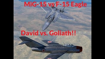 MiG-15 vs F-15C Eagle Dogfight DCS