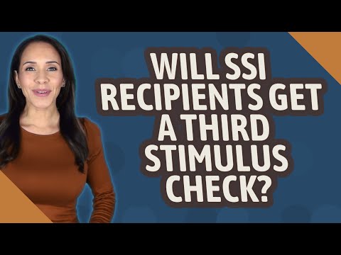 Vídeo: Os destinatários do ssi receberão uma terceira verificação de estímulo?