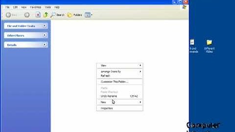 How to make a hidden folder in Xp and Vista