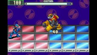 Megaman Battle Network Boss 01 - Gutsmanno Damage