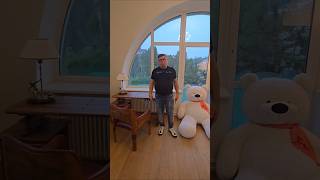 Есть ли специальная #мебель для такого большого мишки?