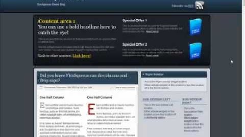 FlexSqueeze Word Press Squeeze page maker Theme
