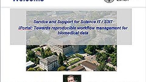 Rostyslav Kuzyakiv - iPortal: Towards reproducible workflow management for biomedical data