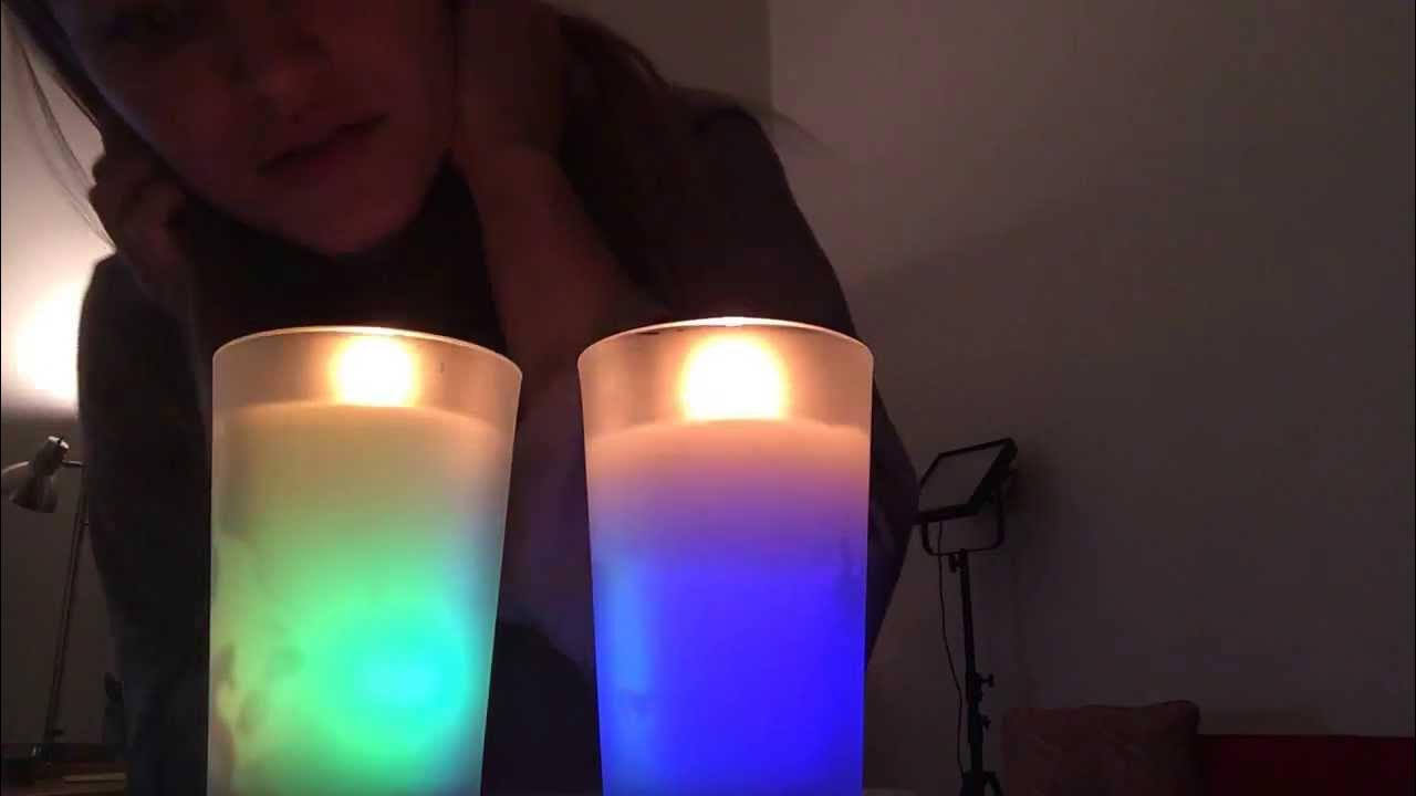 Color changing candle! YouTube