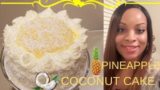 PINEAPPLE AND COCONUT CAKE (LOADED THREE LAYER)