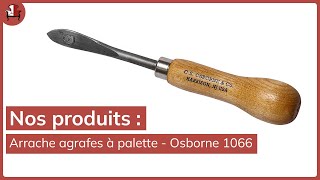 Vidéo: Arrache agrafes à palette Osborne 1066