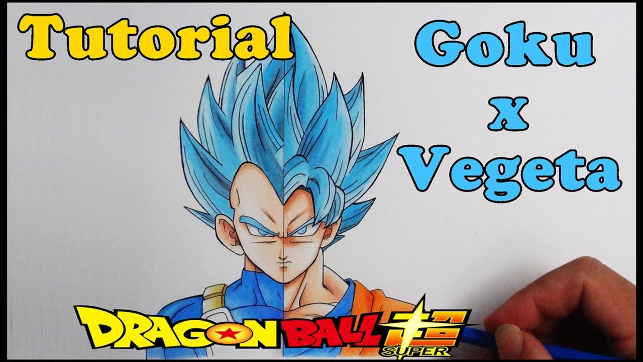 Como Desenhar Goku / Vegeta - Passo a passo ( Dragon Ball Super ) 