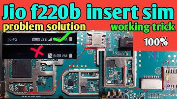 Jio f220b sim not working||lyf jio f220b insert sim card||Jio f220b insert sim