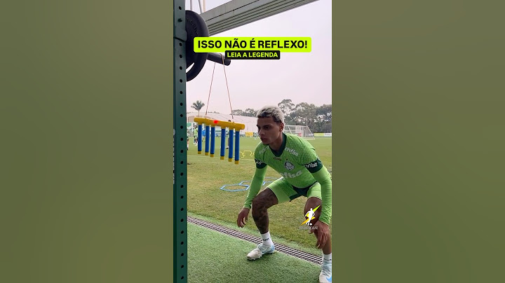 Esse treino não é de reflexo…