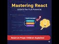 React Props Children | Make Your Components Reusable | Code with Deep #reactprops #reactjs