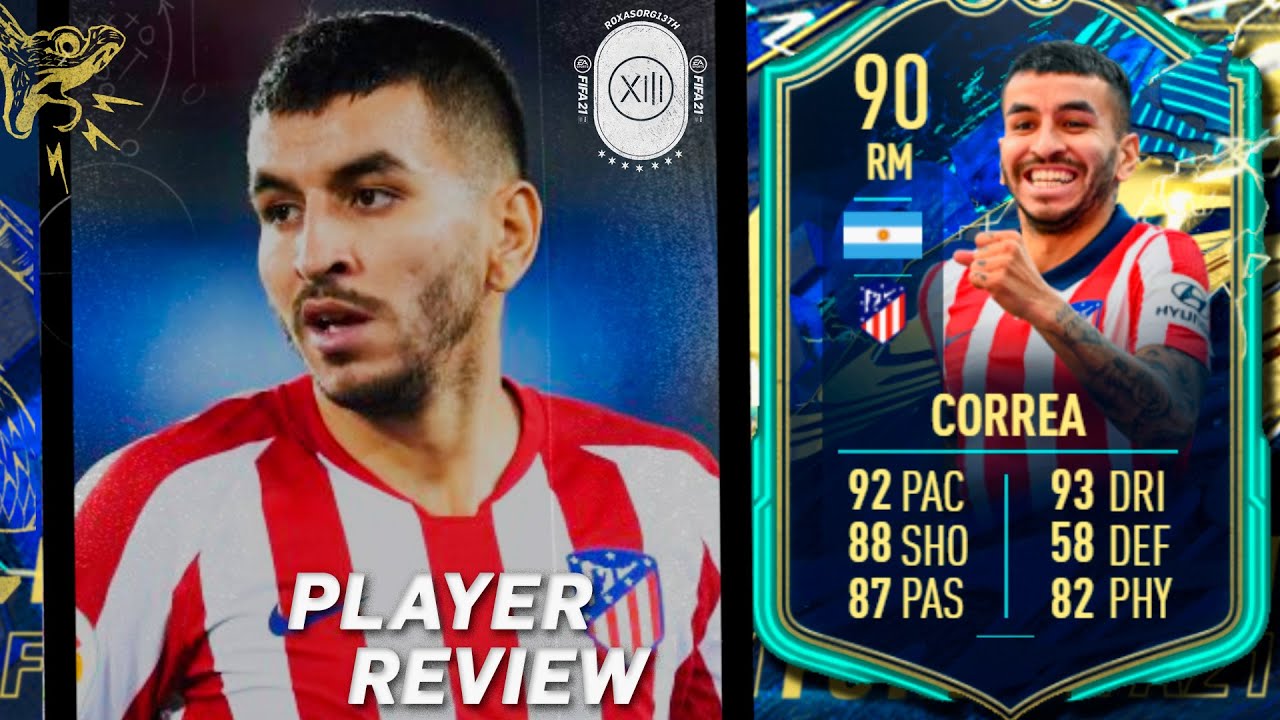 ¿EL MEJOR EXTREMO DERECHO DE LALIGA? | ANGEL CORREA TOTS 90 REVIEW | FIFA 21