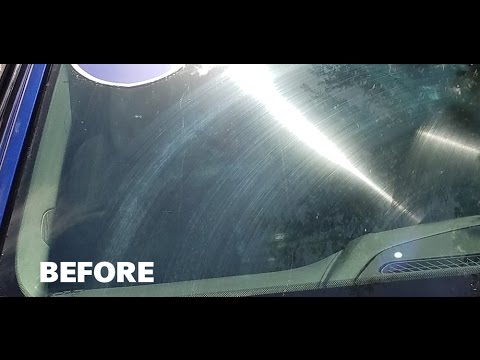 scratched windshield repair