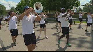 Speedway HS band gets front row seat to Race Day